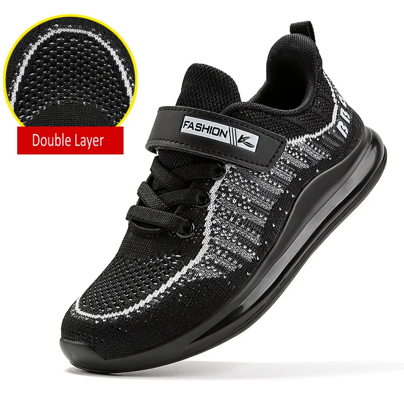 VOSONCA Kids Casual Shoes Sneakers Children Sport Shoes Boys Shoes Lightweight Breathable Single And Double Layer Mesh
