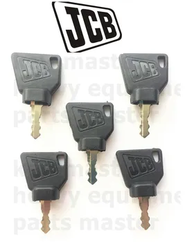 

5Key #14607 For JCB Heavy Equipment Ignition Key OEM Logo 701/45501 331/26790 333/Y1374 Free Shipping