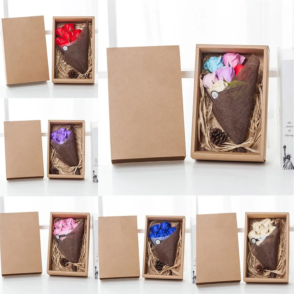 День Святого Валентина DaValentine's Day DIY мыло цветок подарок роза коробка букет