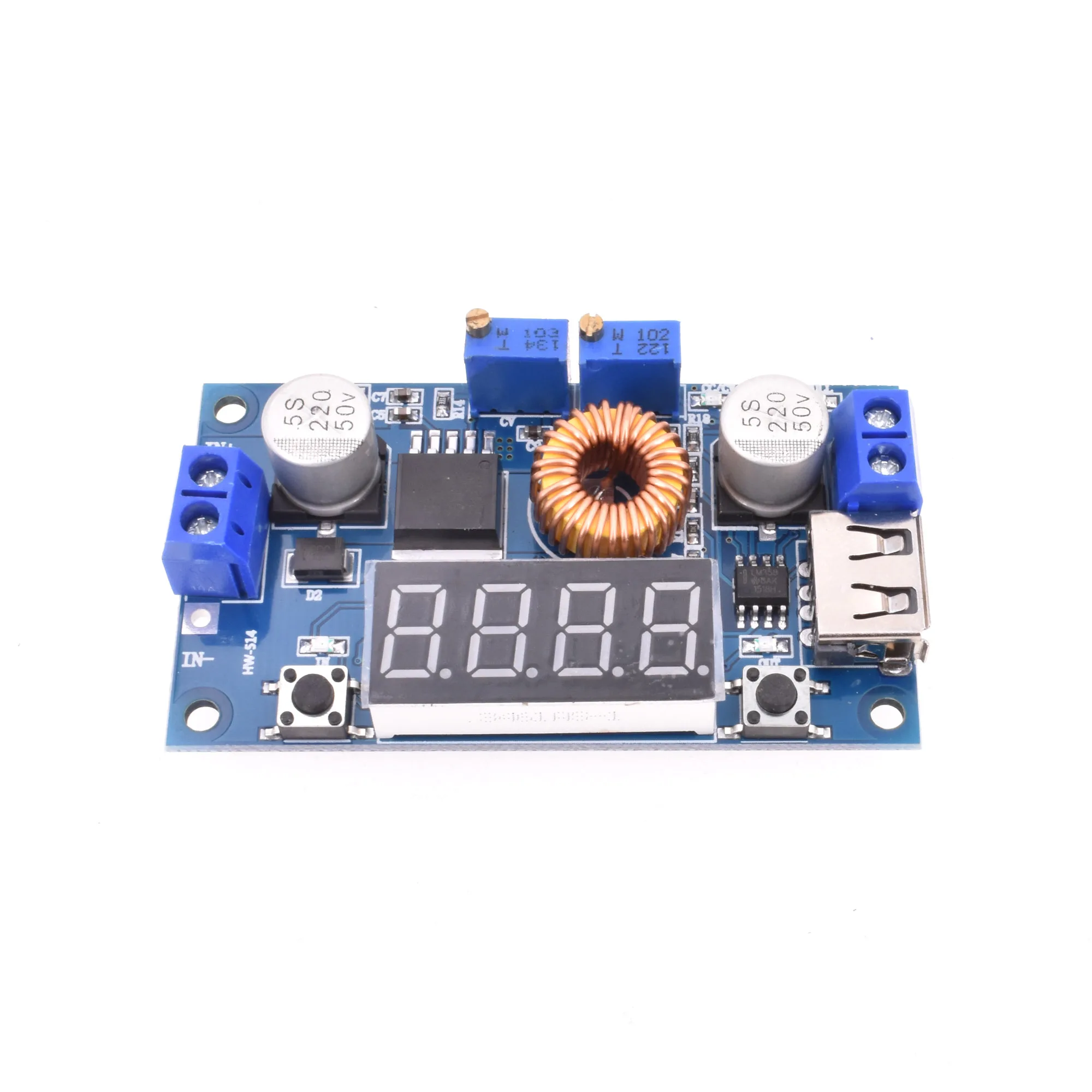 Регулируемый понижающий модуль зарядки 5A CC/CV светодиодный драйвер с USB