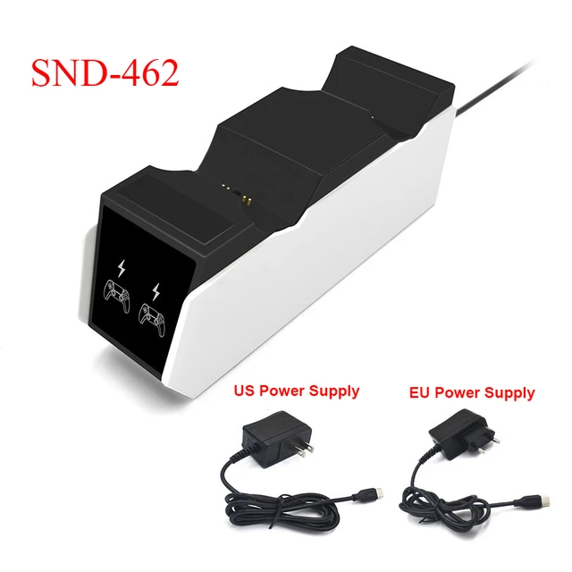 Base de carga doble para mando y soporte de consola PS5 SND-465