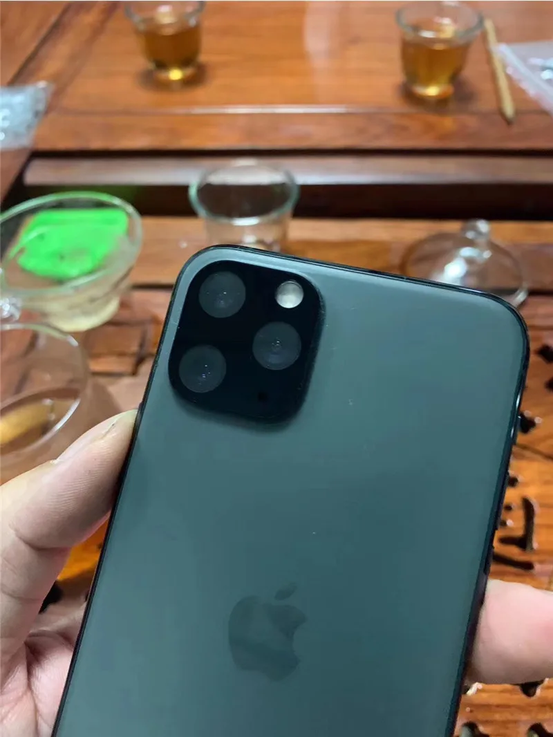 100 шт/партия 3D полный задний объектив камеры протектор экрана для iPhone 11 Pro Max Закаленное стекло пленка Алюминиевый металлический чехол для объектива
