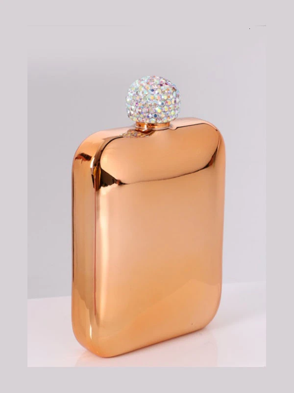 Alcool Flasque Wisky Fiole виски Fiaschetta в водке Acciaio Inox - Цвет: Rose Gold