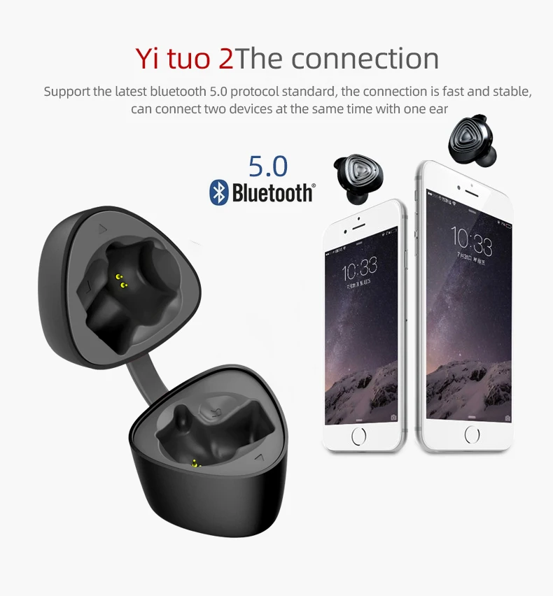 Новая частная модель D06 Смарт Bluetooth гарнитура true binaural 5,0 Автоматическое Сопряжение Беспроводная зарядка двойное шумоподавление TWS