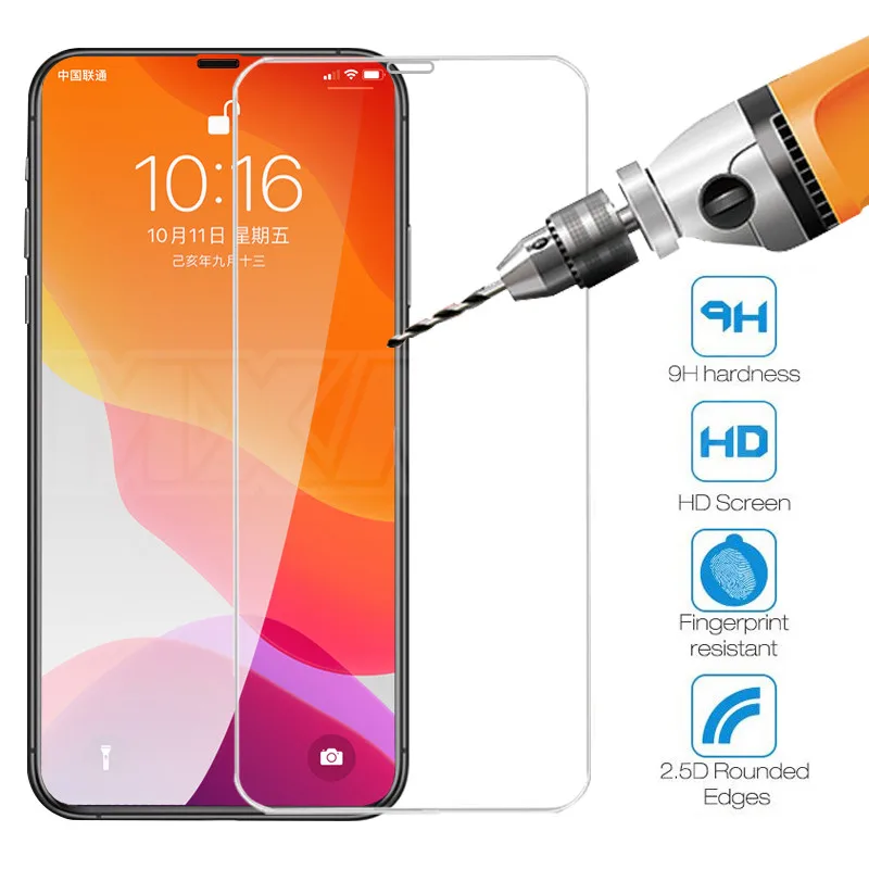 Защитное стекло с полным покрытием закаленное для iPhone 7 8 6 6s Plus 5S SE 2020 Защита