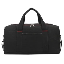 Мужская Дорожная сумка-тролли, большая вместительность, Женская дорожная сумка для багажа, спортивная сумка для фитнеса, Дорожная Спортивная сумка черного цвета