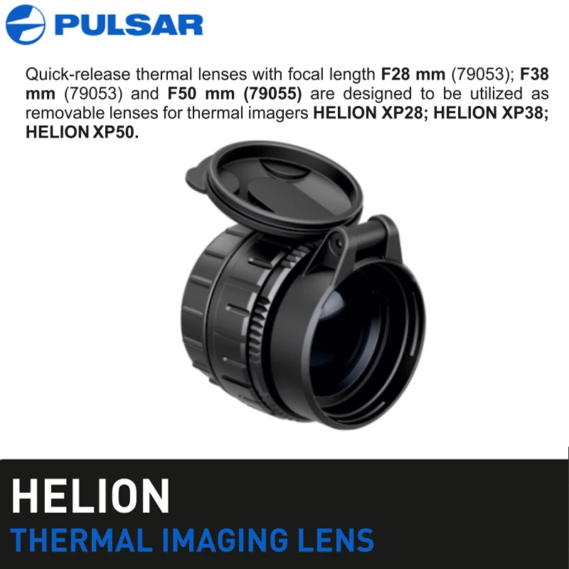 

Pulsar Thermal Imaging Scope Lenses F28/F38/F50mm/1.2 Germanium Objective Lens Accessories for XP Thermal Vision Series 1.4-20X