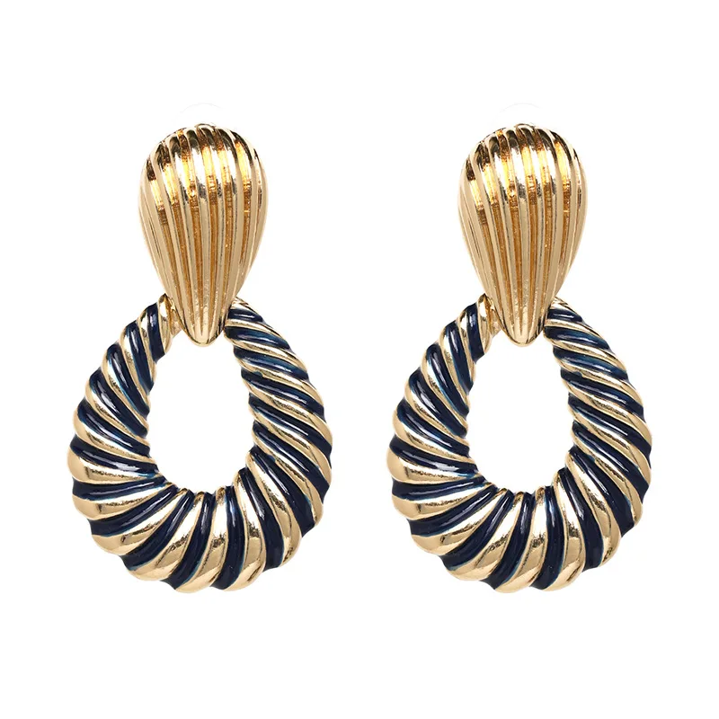 

Pomegranate Mango New Style Mixed Colors Retro Style Earrings Sell Speed through Hot Sales Ear Stud Manufacturers Currently Avai