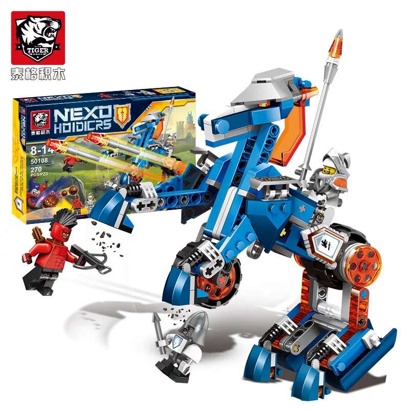 

Tiger Future Knight Building Blocks Minifigures System Class Scene 50108 Machinery Transformation Divine Horses Boy Boxed Buildi