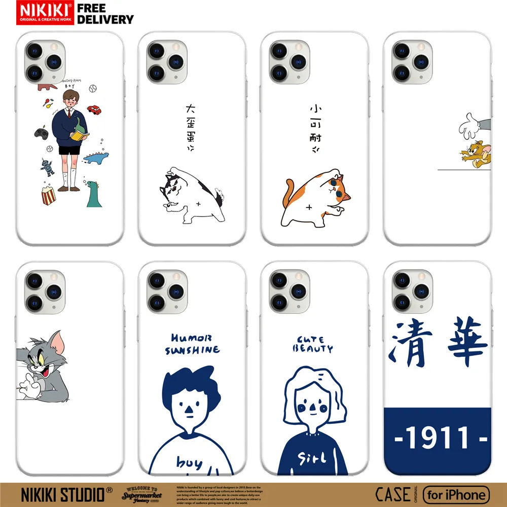 

coque Cartoon soft cover phone case for iphone 7 5 5s se 6 8 6s Plus for iphone 11 pro xs Max x xr coque funda tpu