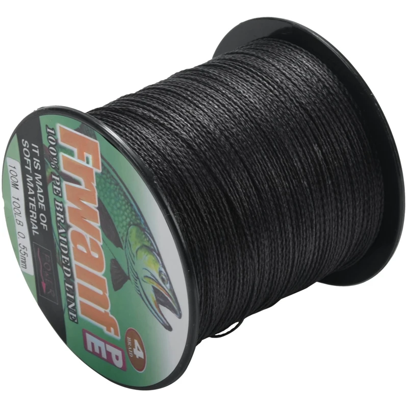 Frwanf 4 Strand 100M PE Braided Fishing Line 4 Strand Super Strong  Multifilament Thread For Fishing Carp 100LB