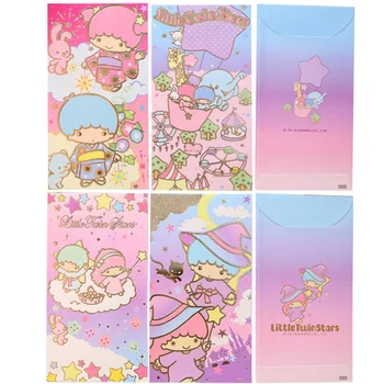

Cartoon Twin Stars Design Red Packet 2020 Chinese Rat New Year Red Envelope 17*9CM 5 Packs 30 Pcs