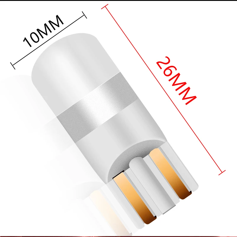 2 шт. 3030 SMD 350LM T10 W5W светодиодный Габаритные фонари для автомобиля лампа для чтения авто автомобиль купол дверь лампы автомобильные аксессуары белый 6000K