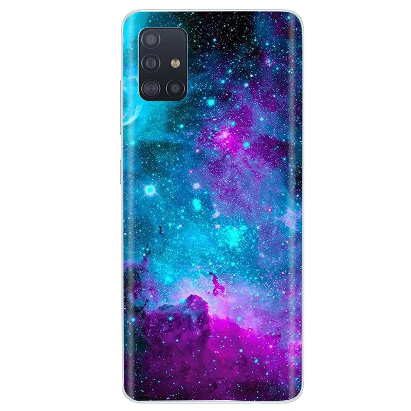 waterproof phone pouch For Samsung Galaxy A51 Case Galaxy A71 A 71 Soft Silicon TPU Back Case For Samsung A51 SM-A515F A515 A 51 Samsung A71 Phone Case wallet cases