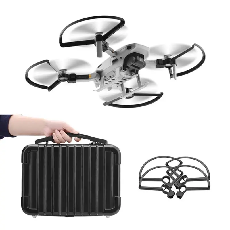 Buy 1Set Waterproof Hard Shell Storage Box Carrying Case with Protection Ring for DJI Mavic Mini Drone Remote Controller Accessories