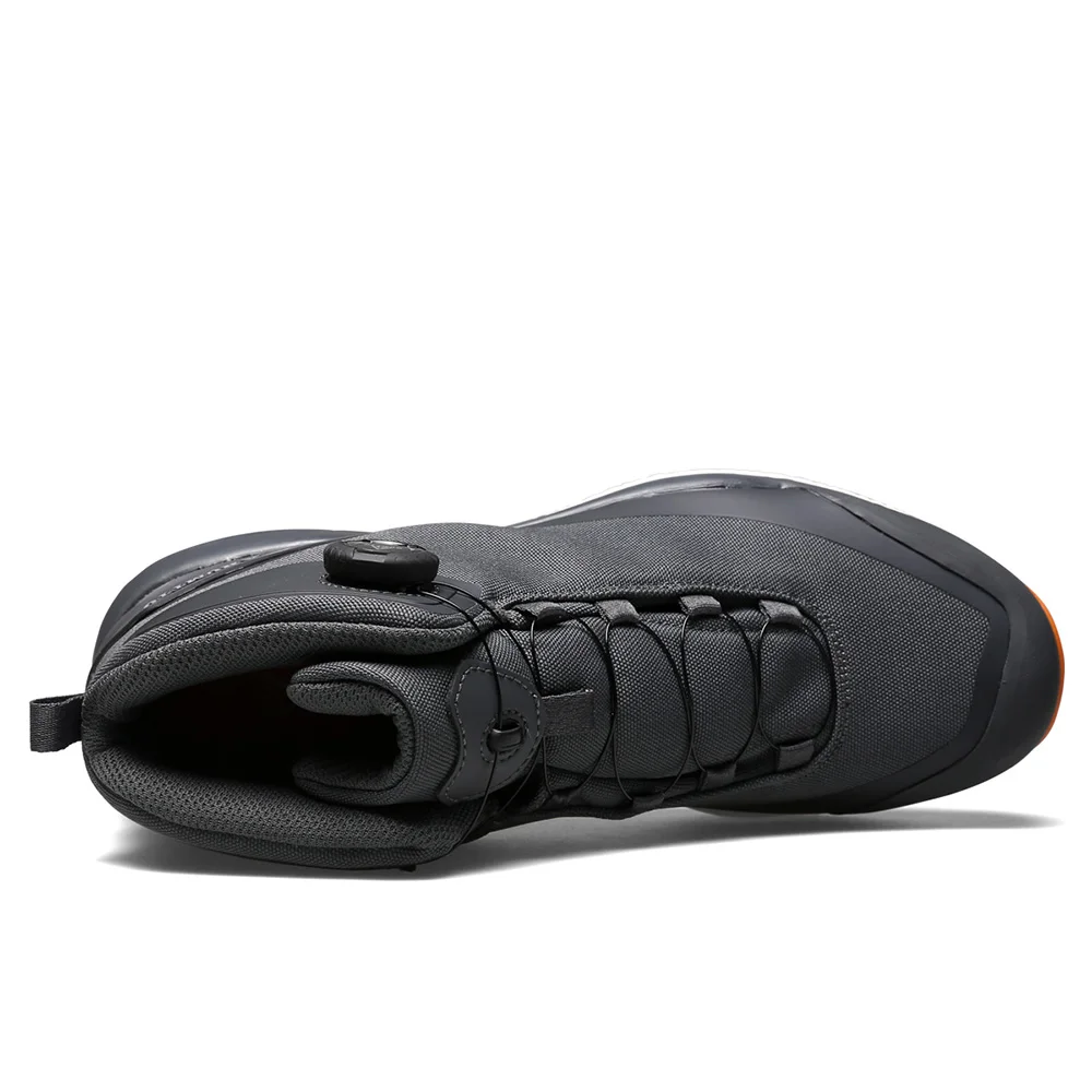 Hiking Shoes Rock Climbing Shoes HUMTTO Waterproof for Men Trekking Boots Mountain Camping Climbing Sneakers Black Sport Tactical Safety