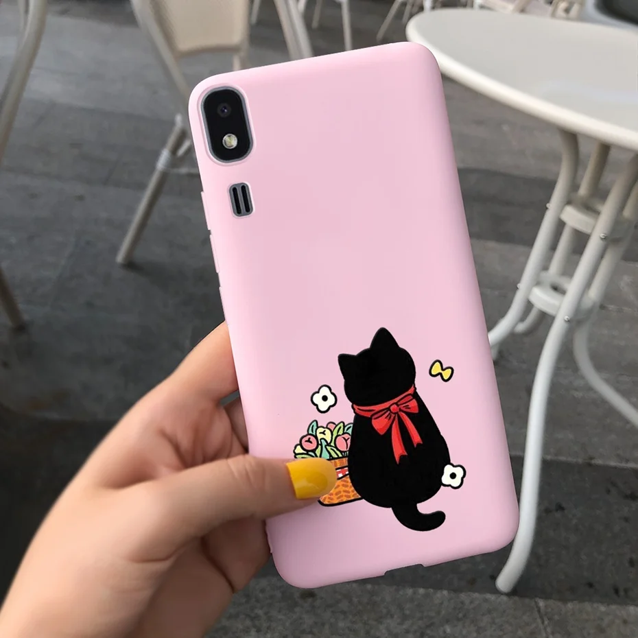 Cute Soft Silicone TPU Phone Case Back Cover - Compatible with Samsung Galaxy A2 Core