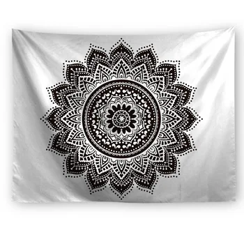 

Bedroom Art Tapestry Bohemian Galaxy Modern Black Psychedelic Decor Tapestry Wall Aesthetic Moon Wandteppich Home Textile BY50TA