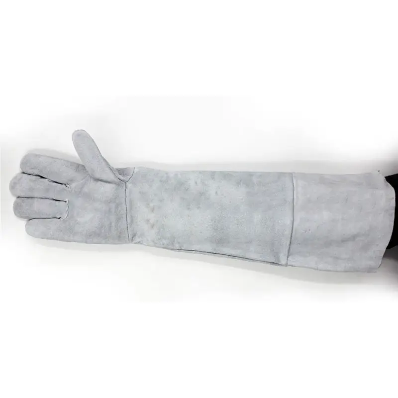 50cm Length Welding Gloves COMBO Welder Tool Heat Shield Guard Protective Heat Resistant Fireproof Leat (6)