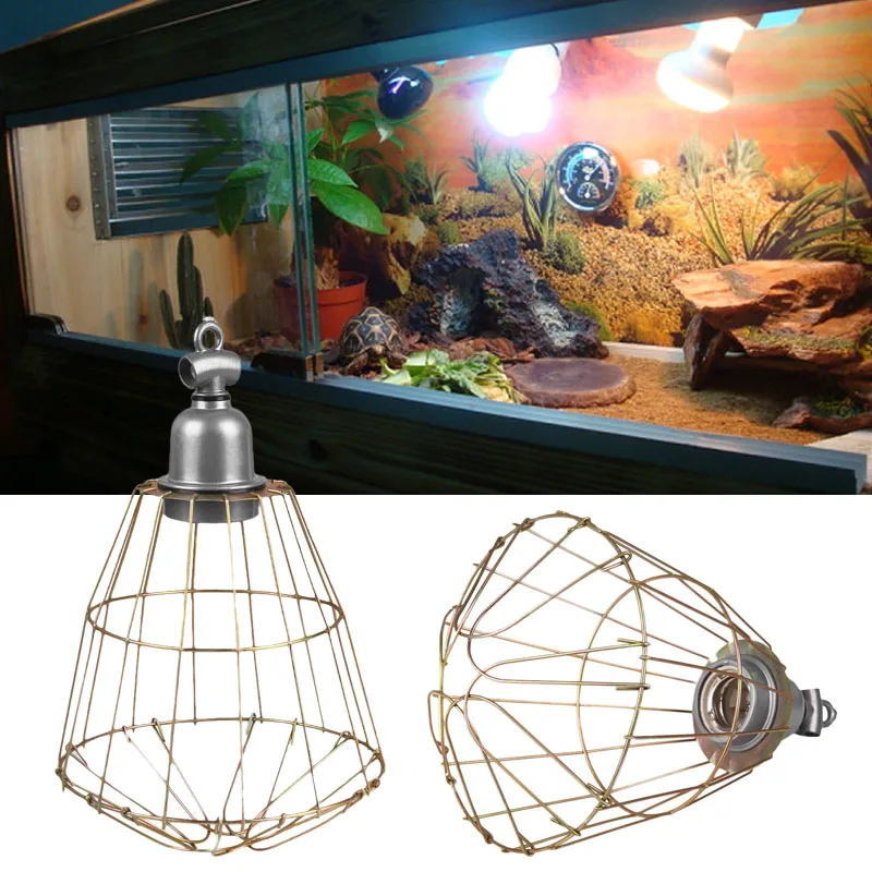

E27 Heat Lamp Light Bulb Holder Shade Cover Reptile Pet Brooder Lampshade