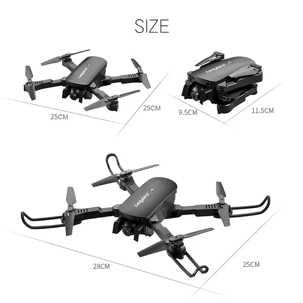 

RC Airplanes 2.4Ghz 4CH Attitude Hold 1080P WIFI Optical Flow Dual Camera RC Quadcopter Drone W805