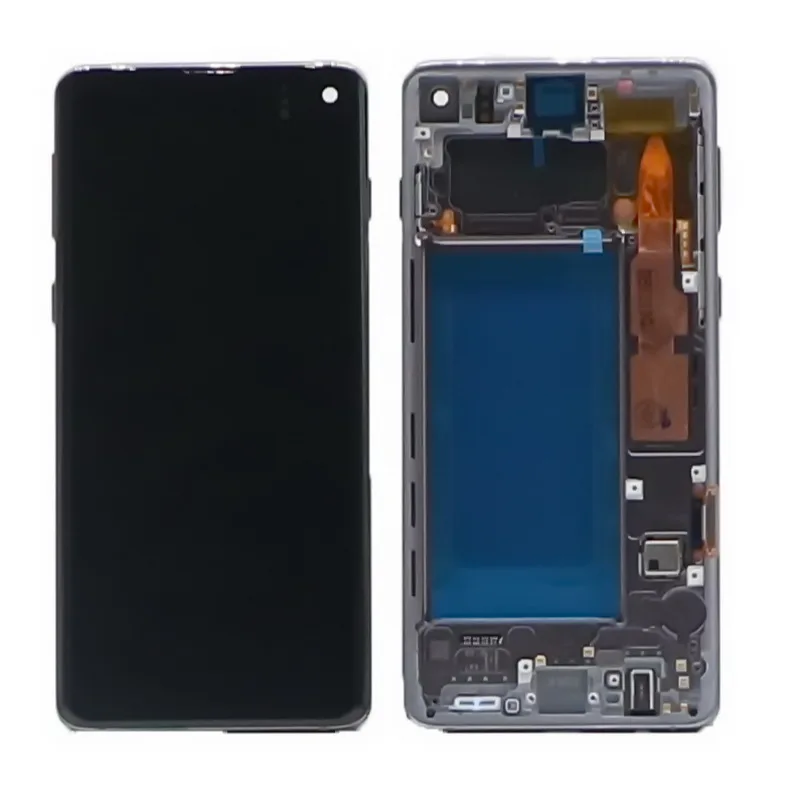 Digitador da Tela Lcd para Samsung S10 + S10 Lcd de Toque Amoled Original Galaxy G973f Plus G975 G9750 G975f Display Montagem S10 G973 3 g973 g973f s10 + s10 plus g975