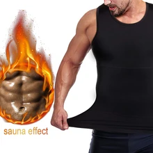 Vertvie тренировочный жилет боди футболки для занятий спортом неопрен талии тренировочные жилеты для бега термо сауна для похудения костюм потеря веса черный Корректирующее белье