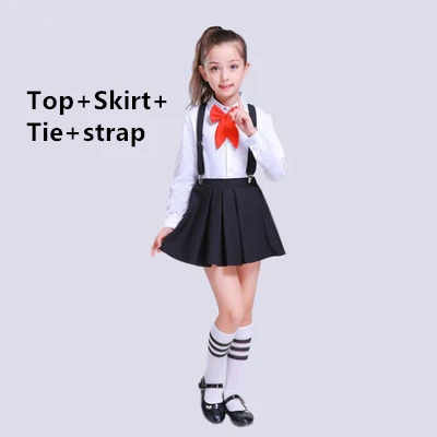 8 видов стилей, школьная юбка для девочек, японская школьная форма, хор, сценическая одежда, корейская мода, школьный класс, костюмы для детей - Цвет: Style8