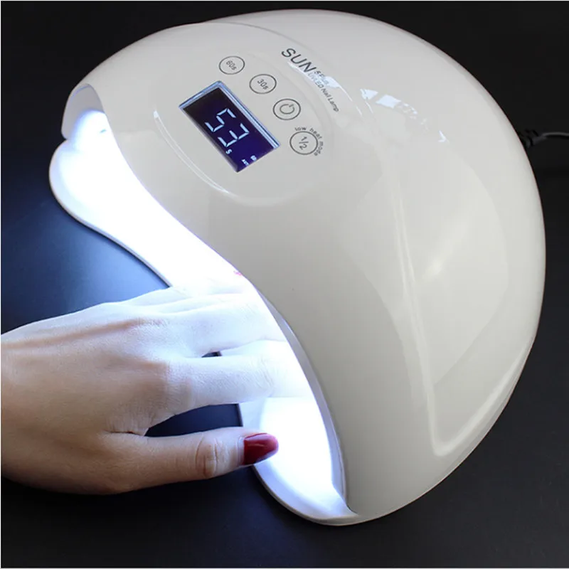 

SUN 5Plus 48W 28 Leds UV LED Lamp Nail Dryer Dual UV Lamp for Curing UV Gel Nail Polish with Sensor Smart Timer Lamp for Nails