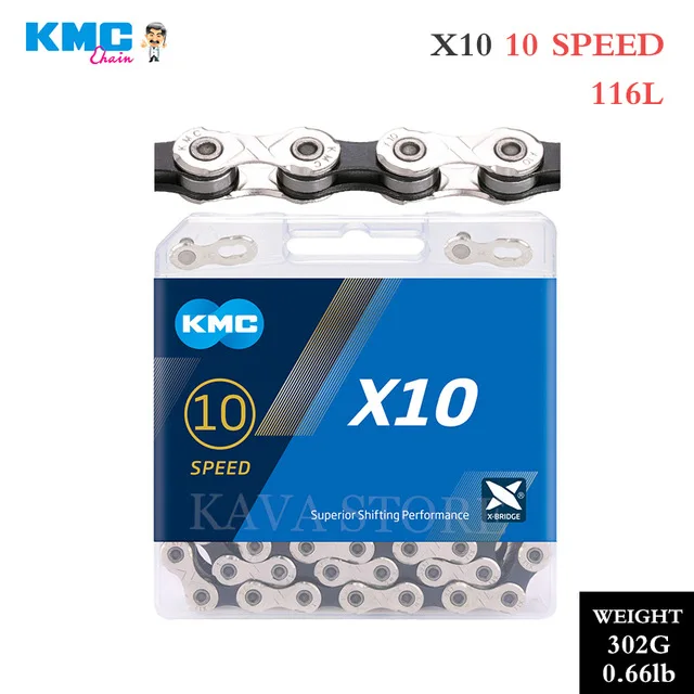 Велосипедные цепи KMC 6 8 9 10 11 12 скоростная MTB цепь для дорожного велосипеда 116