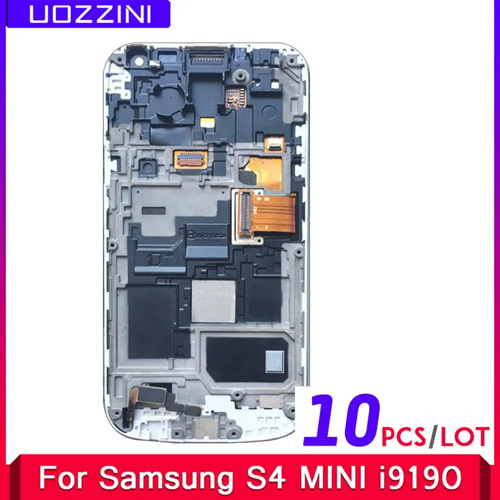 10 шт./партия Super AMOLED lcd s для samsung Galaxy S4 Mini i9190 i9192 i9195 ЖК-дисплей кодирующий