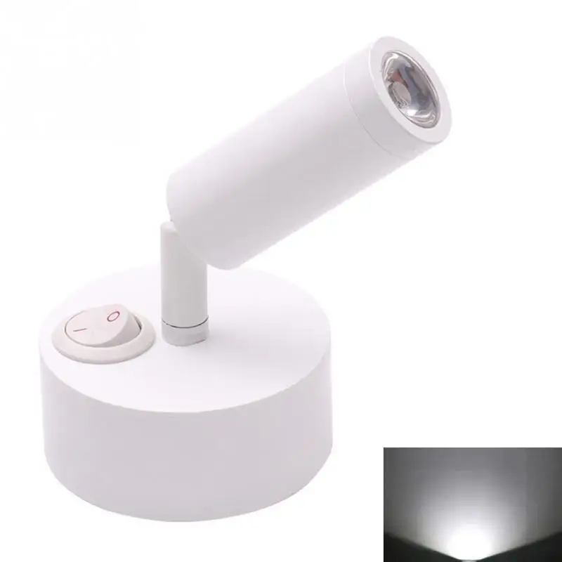 

Reading Light Cabinet LED Spot Wall Mount Motorhome Caravan Button Switch Bright 12V Interior Boat Wall Cabinet Chart Lamp New
