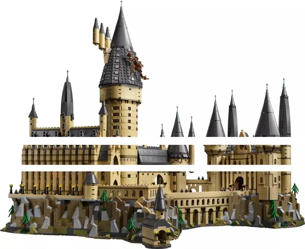 Фильм серии замок Hogwartsly модель строительные блоки совместимы 71043 16060 классические архитектурные игрушки