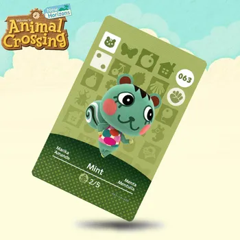 

063 Mint Animal Crossing Card Amiibo Cards Work for Switch NS 3DS Games