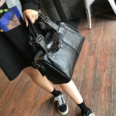 women winter pu leather bag OL black one shoulder bag female brown blue green casual crossbody messenger bag