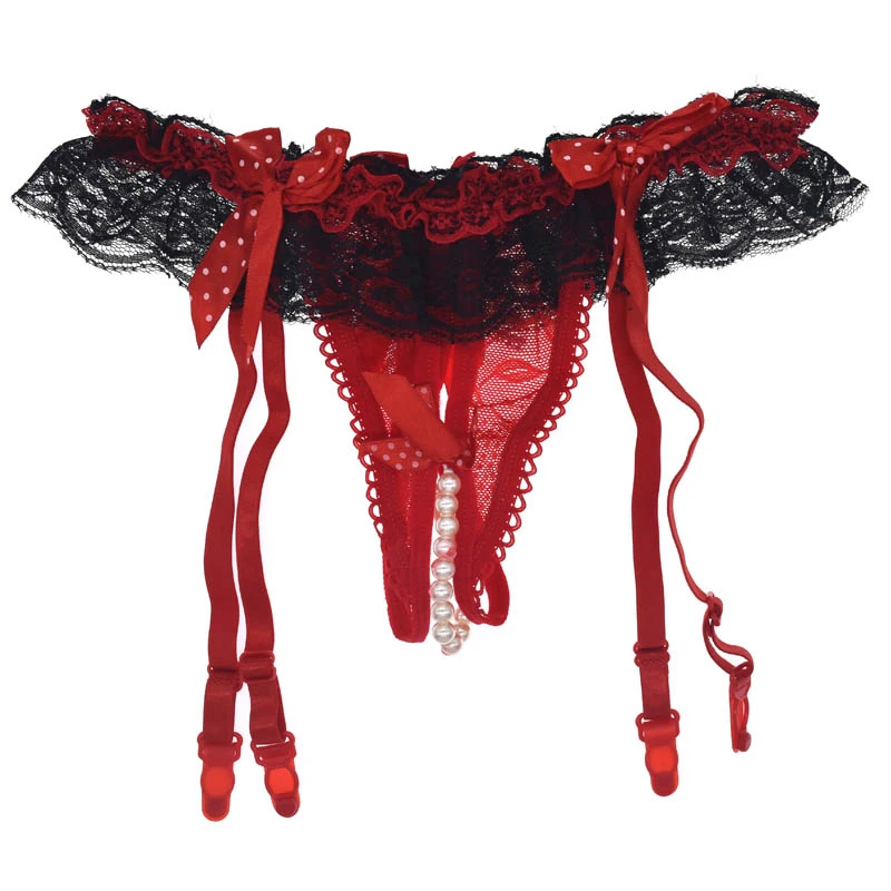 Sexy Pearl split suspenders Unisex Women's Sheer Lace Thigh-Highs Garter Belt For The Stockings Brace Men | Женская одежда