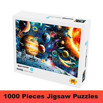 

1000 Pieces Jigsaw Puzzles Educational Toys Space Traveler Educational Puzzle Toy For Kids/Adults Birthday Gift