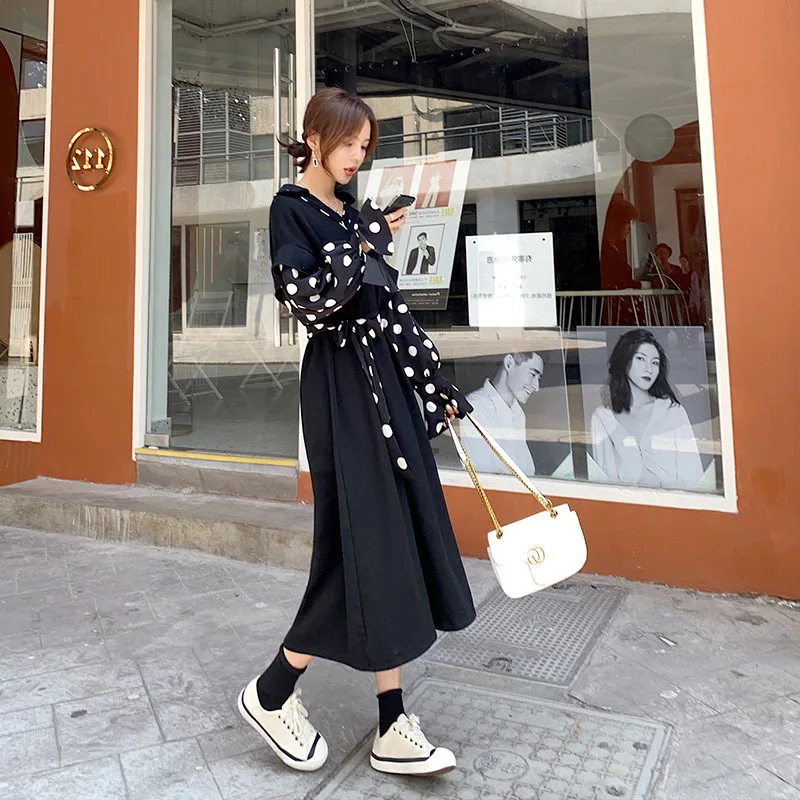

Photo Shoot Autumn Clothing 2019 New Style Very Fairy of France Non-mainstream Dress Women's Immortal Medium-length Dress Popula