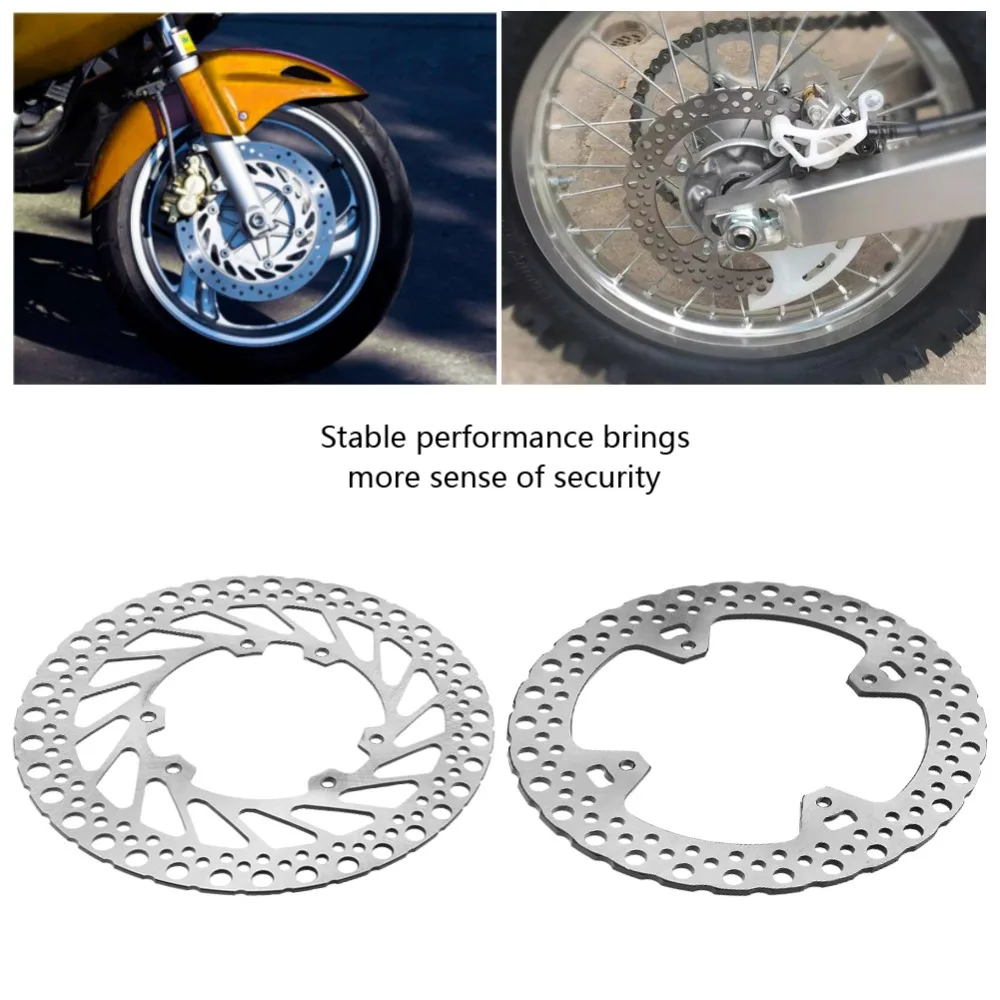 

240mm Motorcycle Rear Brake Disc Rotor Front Rotor Brake Disc for Honda CR125 CR250 2002-2008 CRF250 CRF450 2002-2017 Accessorie
