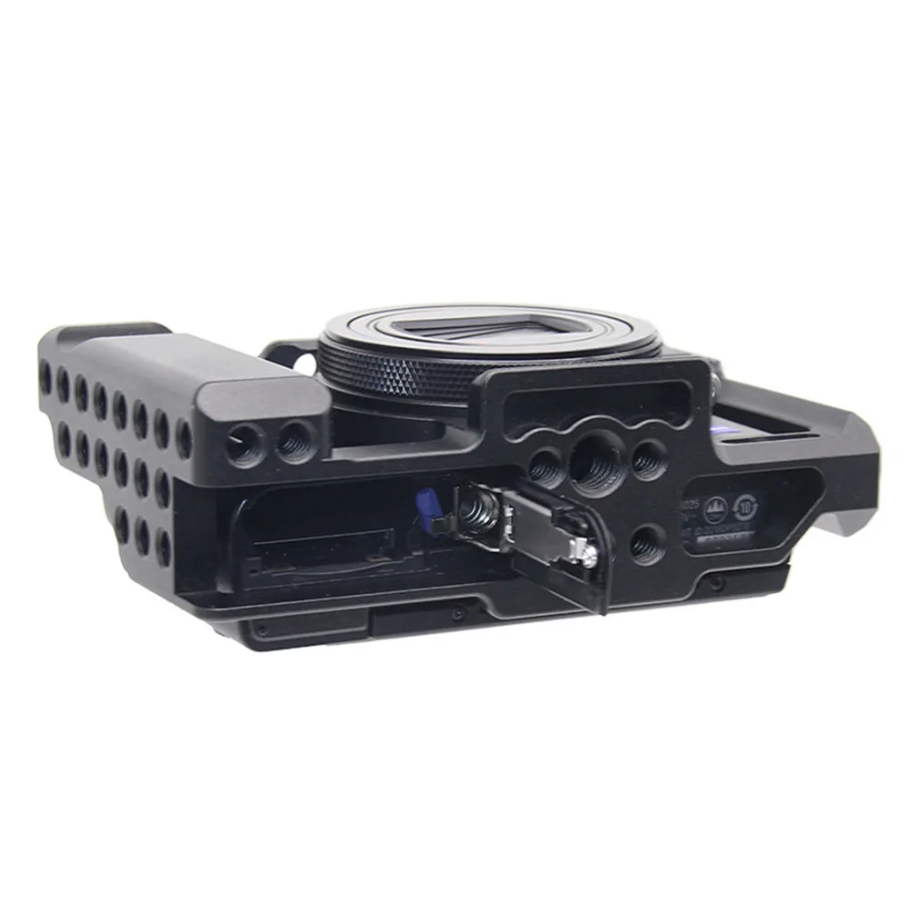 Алюминиевый сплав Защитная крышка камеры клетка для sony RX100 M7 VII 7 Quick Release Plate кронштейн адаптер w/1/4 резьбовое отверстие