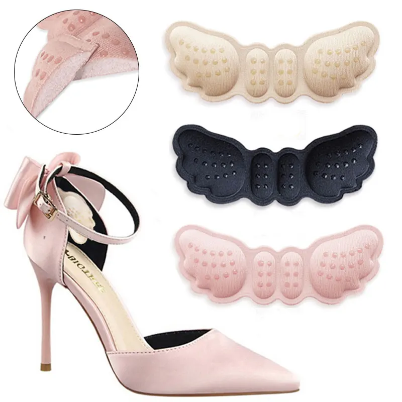 

1 Pair High Quality Sponge Invisible Back Soft Heel Pads for High Heel Shoes Grip Adhesive Liner Cushion Insert Pads Insoles