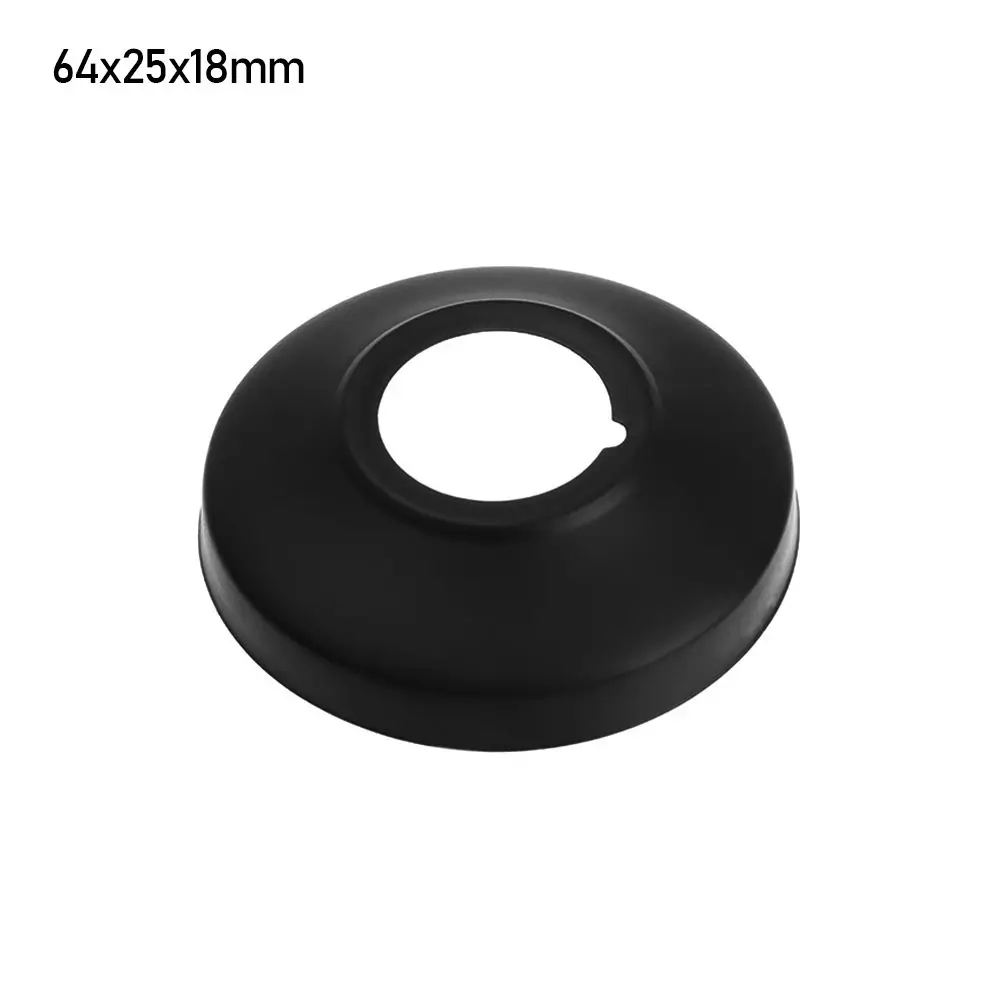 Sleek Black Stainless Steel Shower & Faucet Decorative Wall Covers