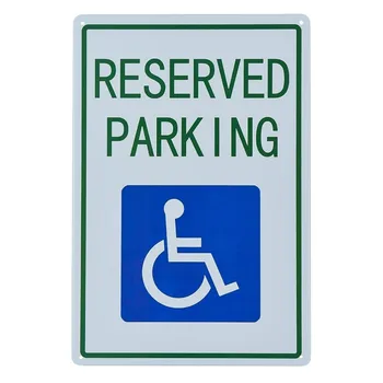 

Handicap Parking Sign:Reserved Parking (with Handicapped Symbol)