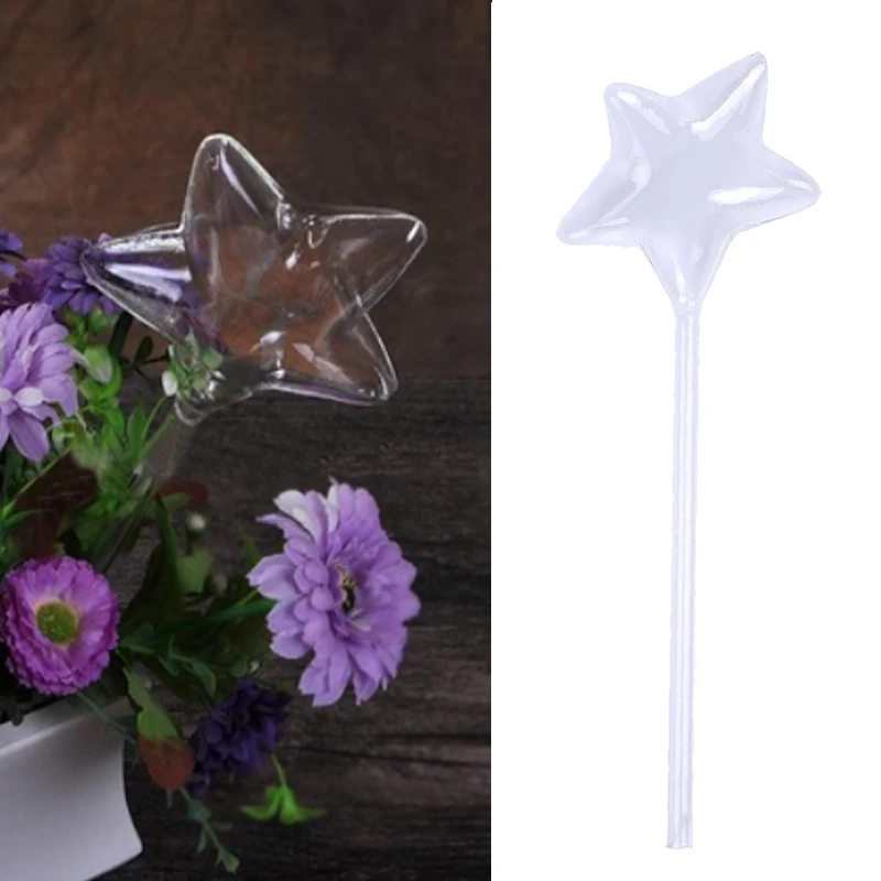 Sprinkle Tool DIY Irrigation Plant Watering Device Simple Automatic Floral Garden Lucky Star Shape Glass Flower