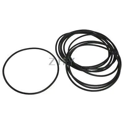

120mm x 3.5mm Black Nitrile Rubber O Ring NBR Sealing Gaskets 10 Pcs