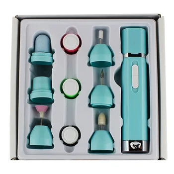 

Manicure Machine for Nail Polishing Grinding with Hair Remover 9 in 1 Nail File Kit Portable Electric Nail Drill Pen