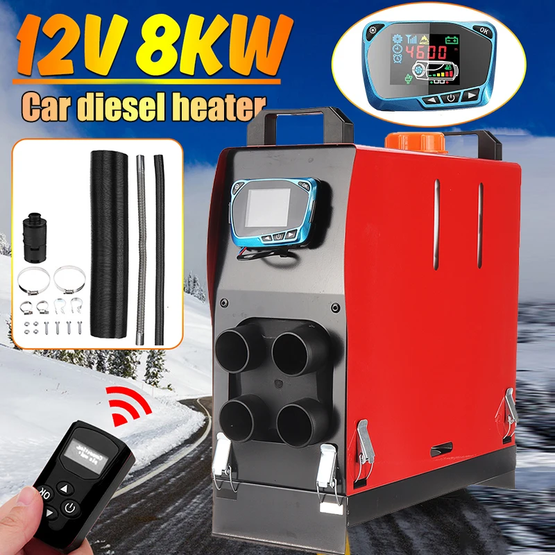 VEVOR 17000 BTU 5000-Watt Diesel Air Heater All in One Diesel Heater with  Remote Control and LCD Switch, 12-Volt ZCJRQYTJ5KWDFKYJ1V0 - The Home Depot