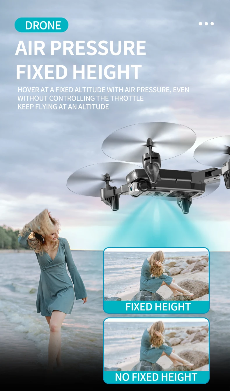 SHRC S173 Mini Drone With Camera 4K HD Professional Wide Angle Selfie WIFI FPV VS RC Quadcopter S167 Dron GPS