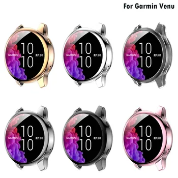 

Soft Ultra-Slim TPU Protection Silicone Full Case Cover For Garmin venu Replacement Case Strap Smart Watch Accessories