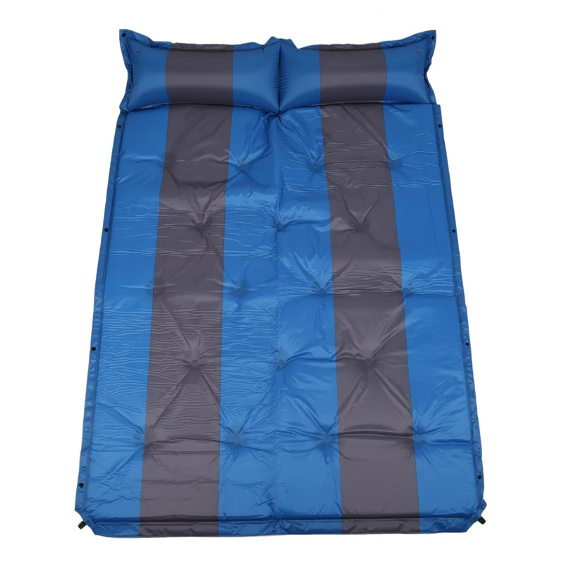 

Double Person Camping Self Inflating Sleeping Pad With Attached Pillow Lightweight Air Sleeping Pads Air Inflatable Camping Mat